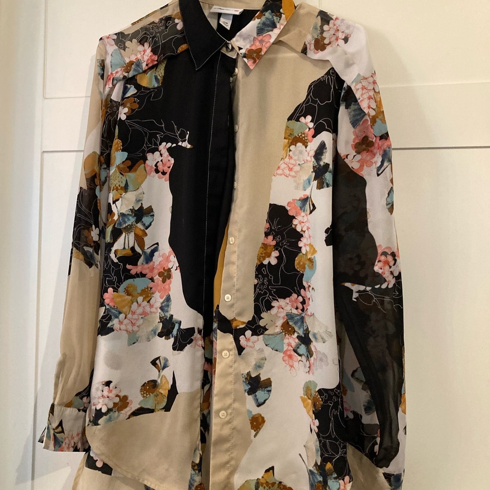 Floral Print Women's Blouse
